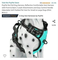 MSRP $16 Dog Harness Large