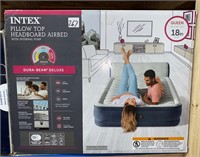 Intex Pillow Top Head Board AirBed, Queen 18"