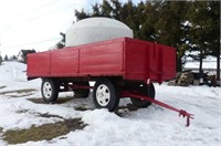 16ft x 92in Wagon w/ 500 Gallon Poly Tank (As Is)