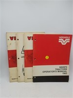 Versatile tractor operating manuals