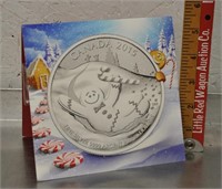 2015 - 99.99%  silver  Canada $20 coin