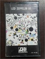 Vintage LED Zeppelin III Cassette Tape