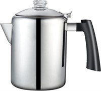 Cook N Home 8-Cup SS Stovetop Coffee Percolator