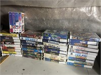 Large Lot of 90's Children's VHS tapes