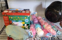 GROUP OF ASSORTED KIDS TOYS, EGGS