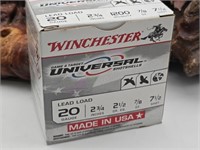 Box of Winchester 20ga Ammunition 25rds
