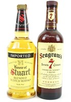 Stuart + Seagram's Bottles