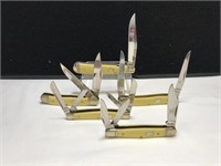 Collection of 5 Rough Rider Pocket Knives