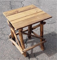 Rustic Deck Side Table - Local pickup kensington