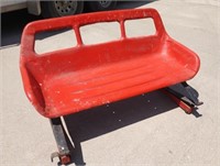 Steel buggy seat