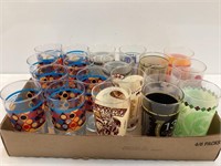 (1409) Lot of Modern Kentucky Derby Glasses