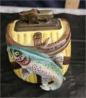 old fish & fish basket lighter