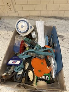 Junk drawer clean out, timer, scissors and more