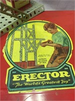 Erector Set with metal box