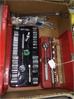 Socket and Wrench Box Lot