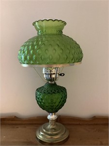Vintage glass lamp