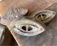 (2) Taylor- Forbes sad irons made in Guelph