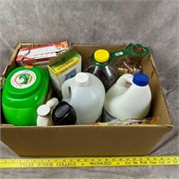 Box of Cleaning/Laundry Supplies