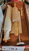 Rolling Pin, Springerle, Pastry Cloths