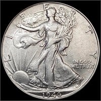 1946-S Walking Liberty Half Dollar NEARLY UNCIRCUL