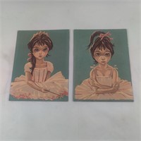 Unique Artwork of Two Young Girls