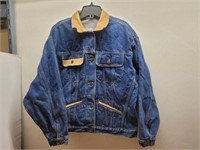 Weathered Blues Blue Jean Jacket Youth Size L