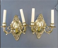 Hollywood Regency Candle Wall Sconces fixtures