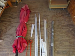 Patio Umbrella , Augers, adjustable shelving