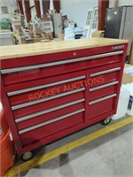 Husky 42" 8 drawer rolling tool chest red