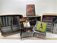 Large assortment of CDs, including I've Just Seen