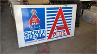 Sherwin-Williams auto finishes, metal sign on