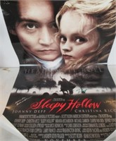 Sleepy Hollow Movie Poster Signed by Johnny Depp,