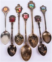 Silver Collectible Souvenir Spoons