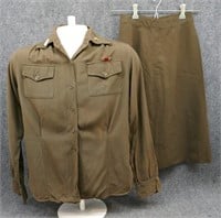 WWII Attributed WAC Hospital Dietician Uniform
