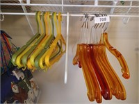 Assorted Hangers & Shoe Bag