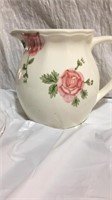 C7)  Pretty pitcher, JUST OVER 6" TALL