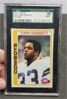 1978 SGC Topps Tony Dorsett Rookie Card