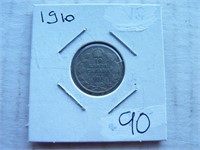 Canada 1910 10 cent argent
