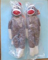 Sealed New Sock Monkey Backpacks