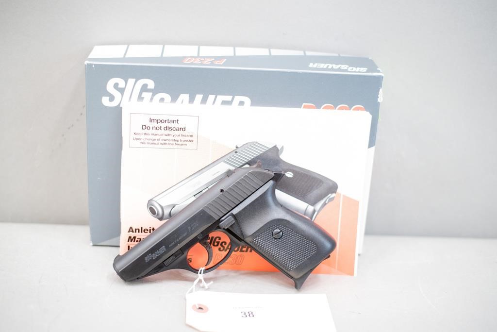 (R) Sig Sauer P230 9mm Kurz .380 Auto Pistol