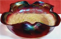 11 - ART GLASS BOWL 4X12" (H6)