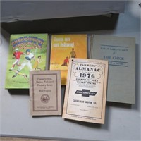 Vintage Farmers Almanac & Asstd Books