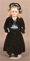 Antique Handwerck Bisque Head Girl Doll.