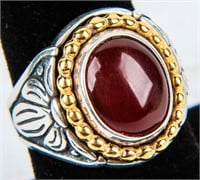 Jewelry Sterling Silver Carnelian Pollack Ring