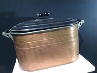 Vintage Copper Boiler with Lid 19” x 28”