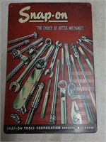 Snap-On Metal Sign