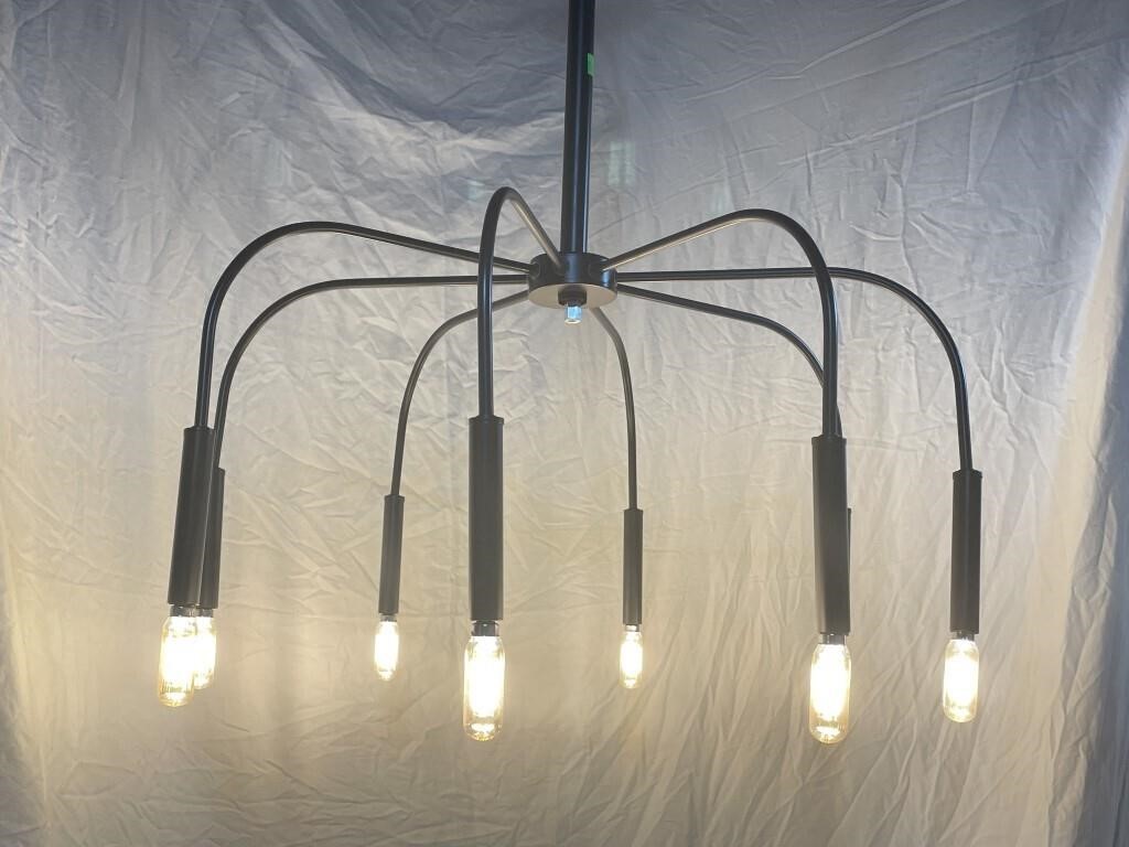 Modernist 8-Light Chandelier