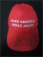 Donald Trump signed MAGA hat COA