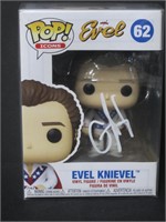 Evel Knievel signed Funko Pop COA
