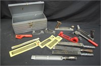Toolbox of Drywall Rasps & Blades
